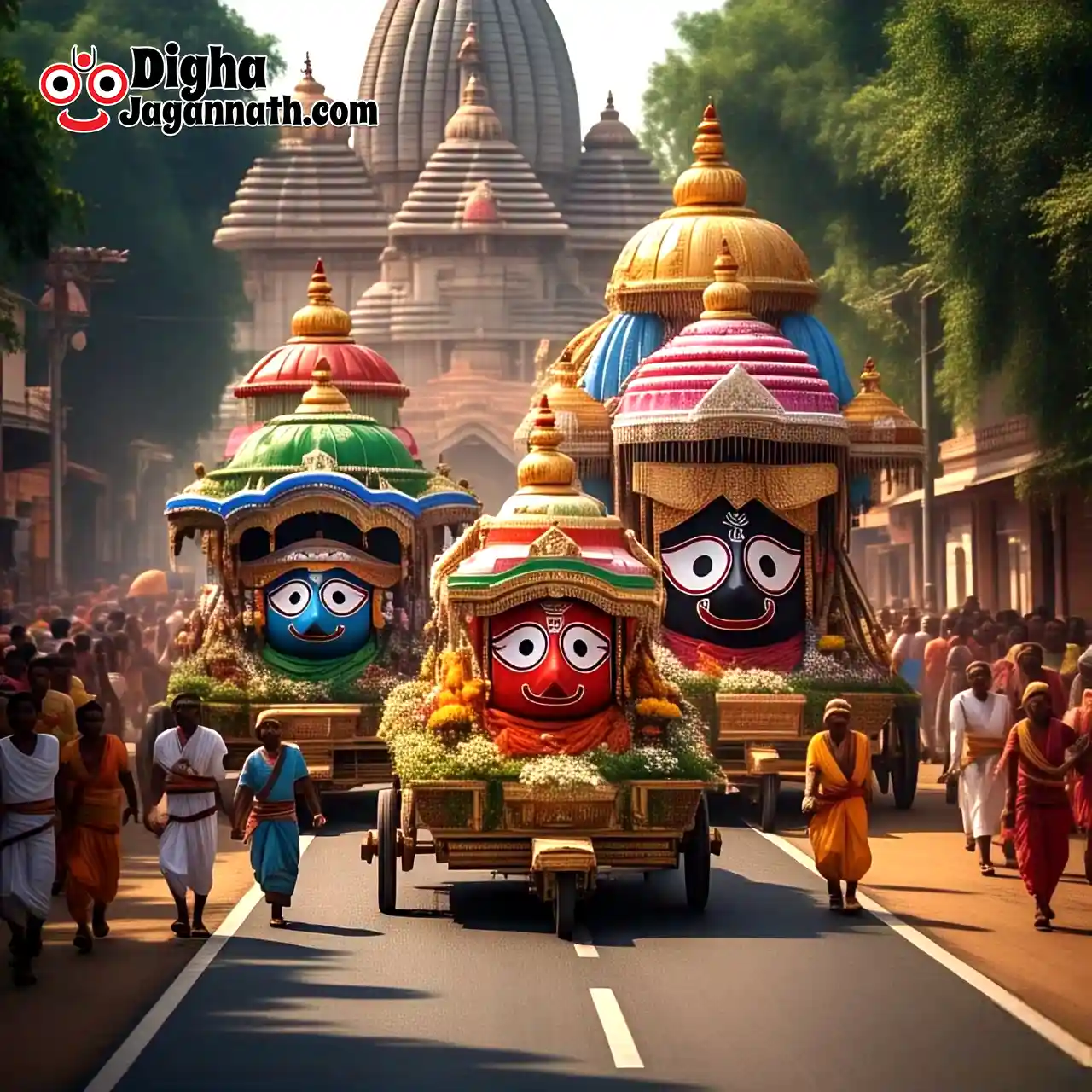 Rath Yatra at Digha Jagannath Temple