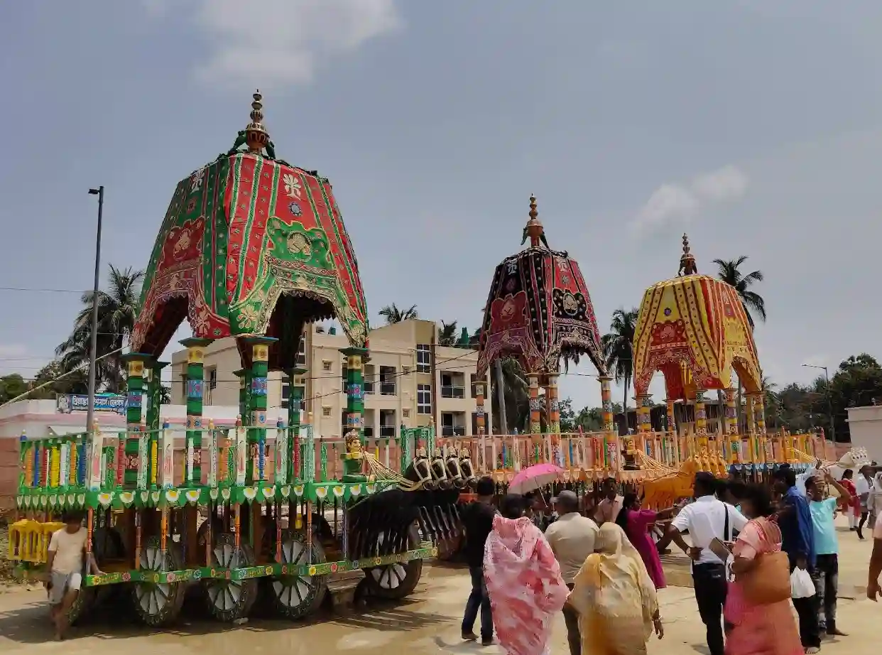 Rath Yatra procession at Digha Jagannath Temple